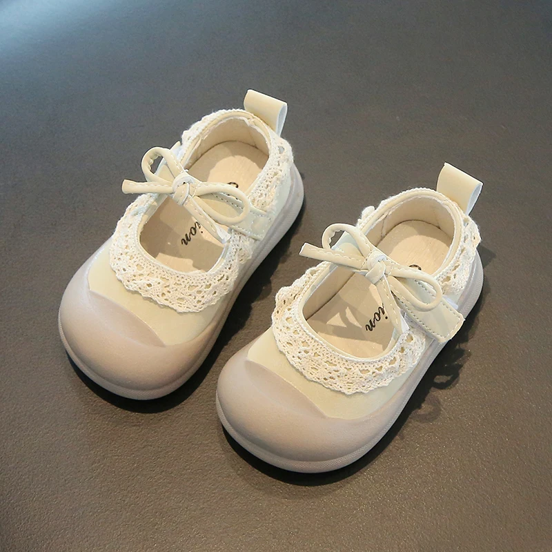 

Kids Toes Capped Soft Bottom Toddler Flat Shoes Round Toes 2026 Brand New Baby Flats Round Toes Sandals Non-slip