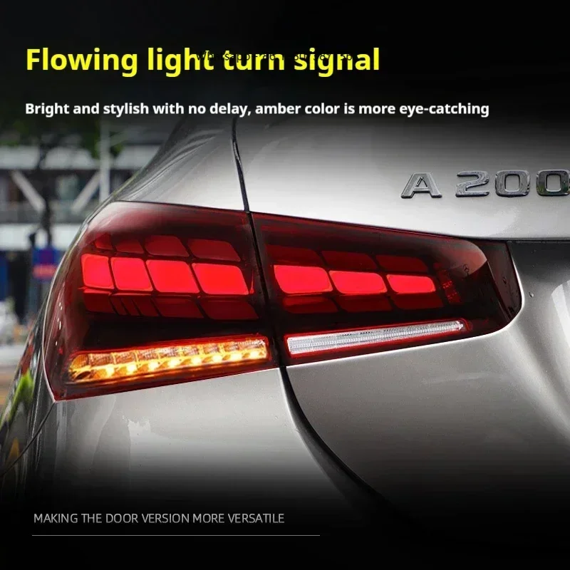 

FT Car Lights for MercedesBenz A-Class Taillights 2019-2022 LED Tail Lamp Dynamic Turn Signal Light Car Taillights Assembly