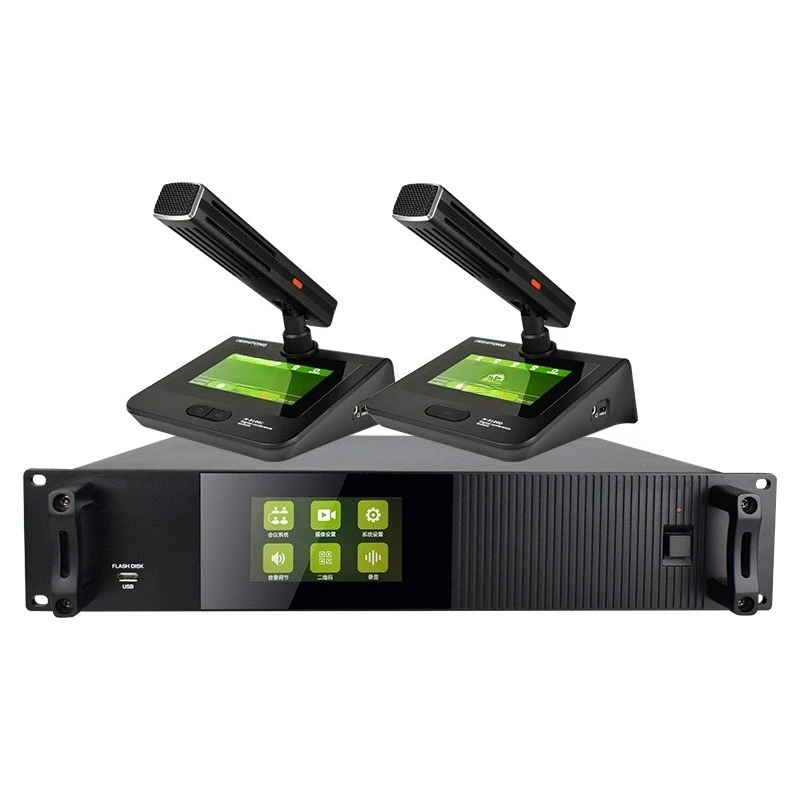 DVD-5680 Conference Microphone System with Wired Shotgun Gooseneck Microphone and 1-Channel Simultaneous Interpretation Unit