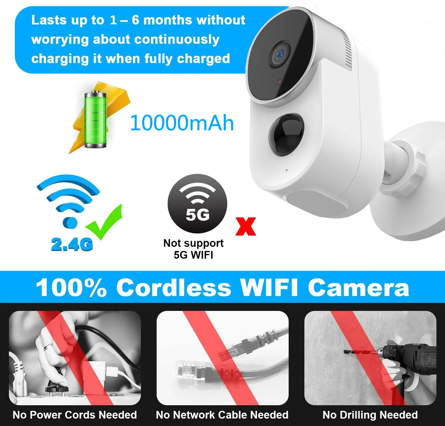 LEDEAST ST-968-2M-TY مقاوم للماء الأشعة تحت الحمراء التعريفي APP التحكم IP66 المراقبة #3