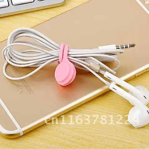 

3pcs Multi Function Earphone Cord Winder Cable Holder Organizer Clips Durable Magnet Headphones Winder Cables Dropshipping