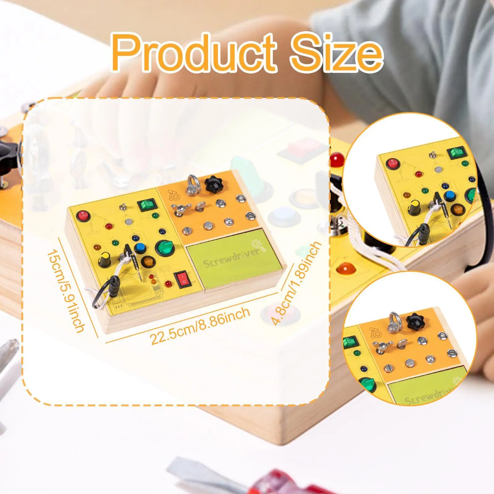 المفاتيح المزدحمة اللوحة الحسية المواد التعليمية لعبة نشاط التعليم المبكر #6