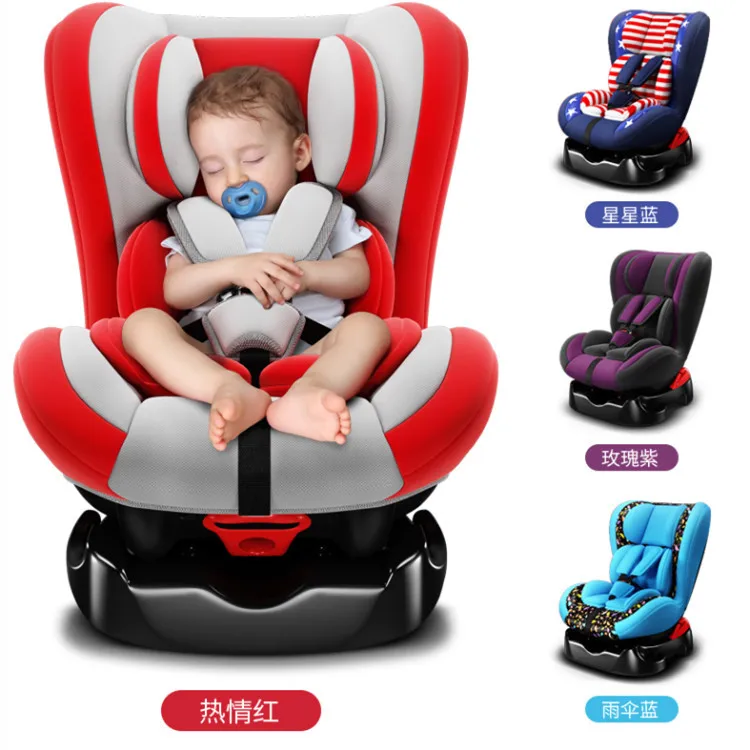 Child safety seat car reclining cushion front and back installation