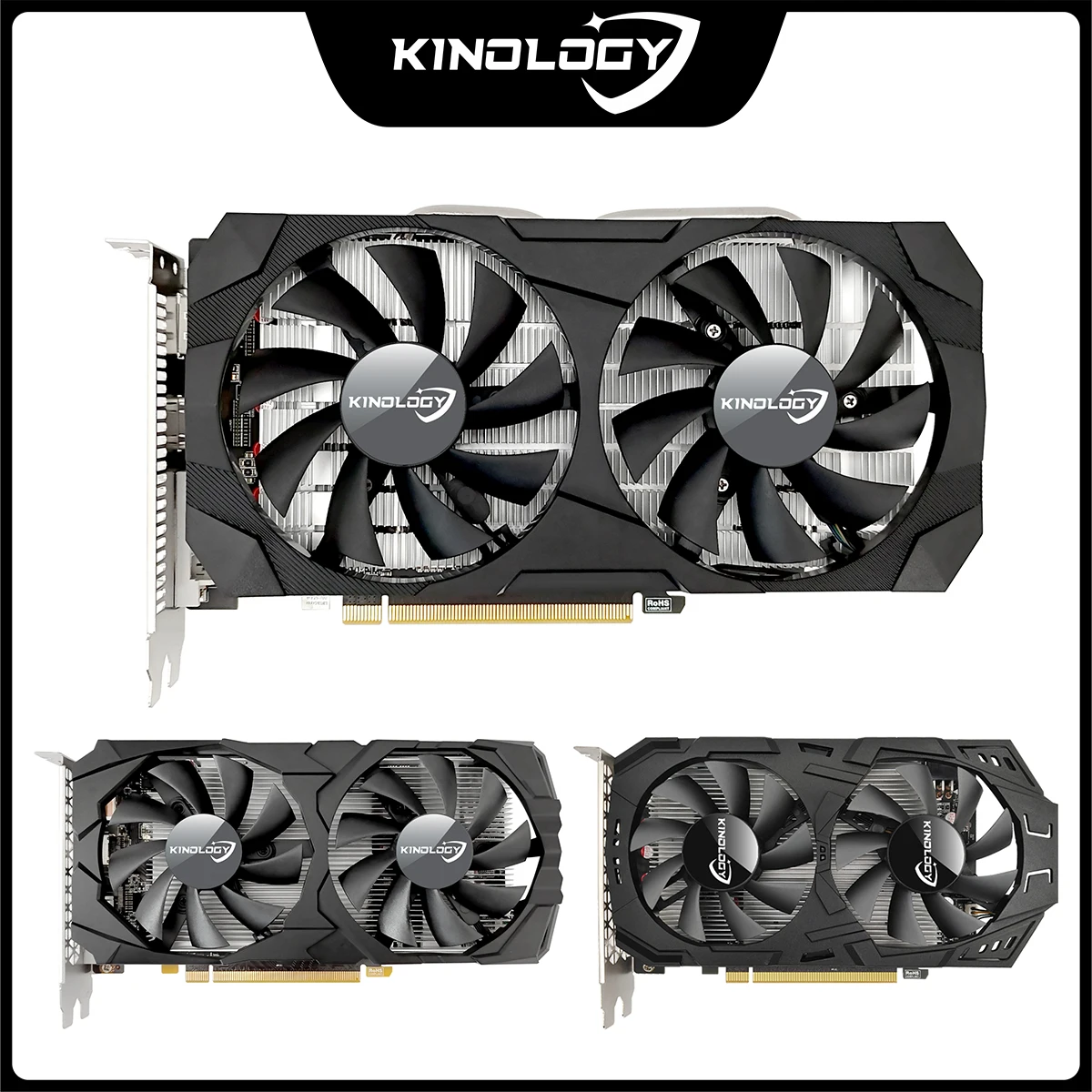 Imagem -06 - Kinology-placa Gráfica para Jogos Amd rx 580 16gb Gddr5 Gpu 256-bit Pci-e 0x16 Rx580 16 Computador Desktop Placa de Video