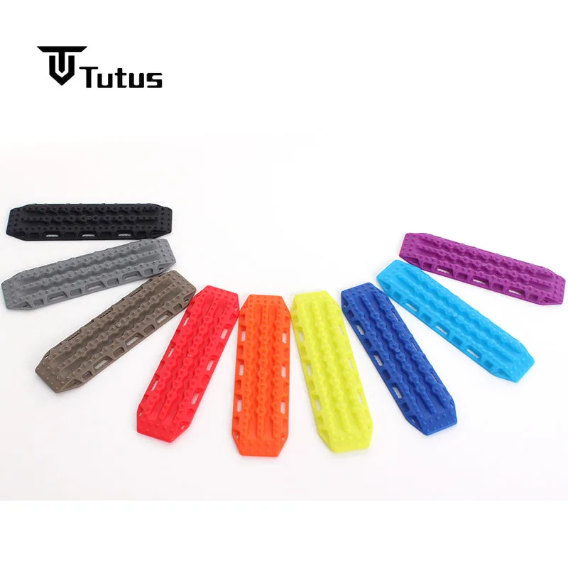 2 uds tablero de Escape de plástico rampa tablero embellecedor para 1/10 1/12 RC Creeper Axial SCX10 TRX-4 CC01 SCX24 Traxxas TRX4M piezas de bricolaje
