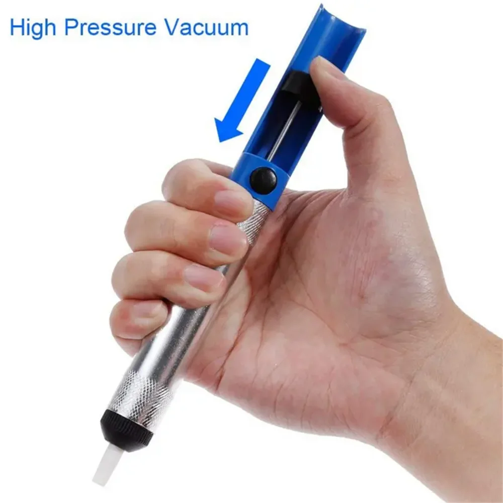 Aluminum Metal Desoldering Pump Suction Tin Gun Soldering Sucker Pen Removal Vacuum Desoldering Pump Tool