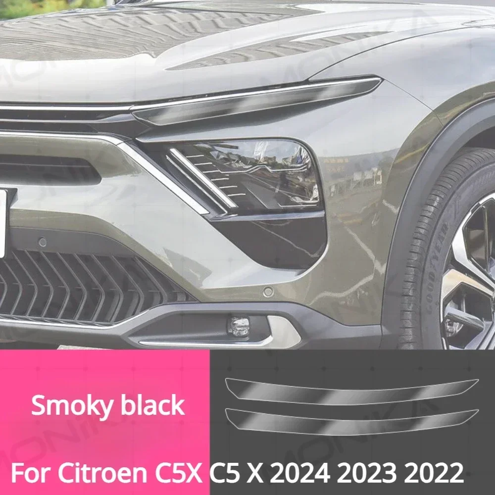 For Citroen C5X C5 X 2024 2023 2022Exterior Headlight Anti-scratch TPU PPF Protective film refit Anti-scratch Repair Accessories