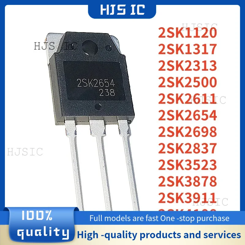 5PCS NEW K1120 K1317 K2313 K2500 K2611 K2654 K2698 K2837 K3523 K3878 K3911 K4108 TO-3P 2SK1120 2SK1317 2SK2313 2SK2500 2SK2611