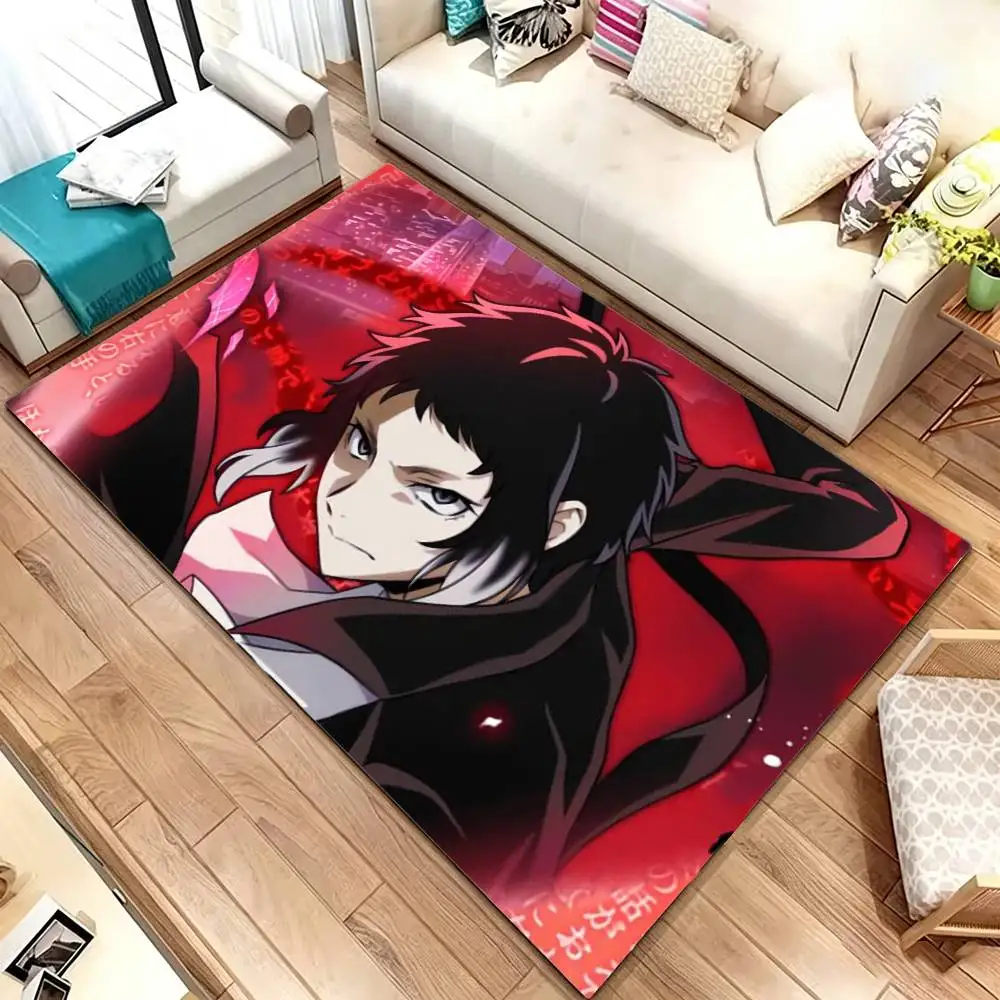 R-Ryunosuke Akutagawa B-Bungo Stray Soft Thick Non-Slip Mat for Living Room Bedroom Kitchen Decor Rugs