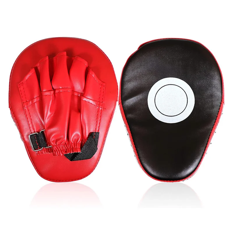 Curved Boxing Bag Taekwondo Muay Thai Karate Adults Kids PU Training Paws Pads Boxing Equipment Focus Punching Bags 2Pcs