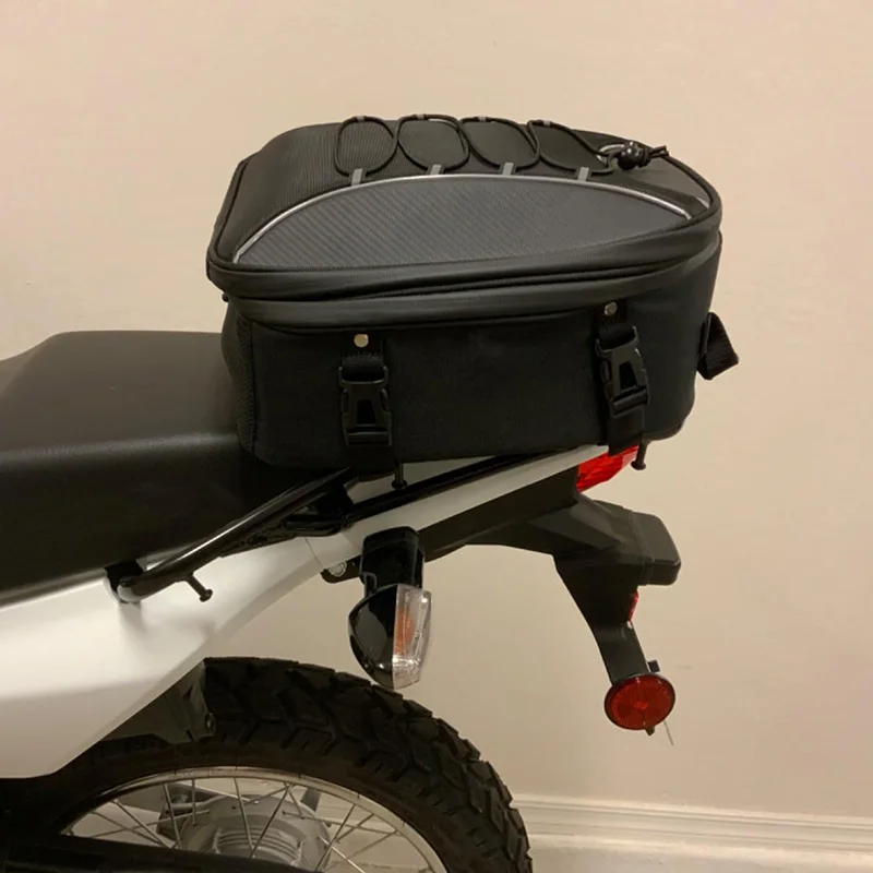 Motorcycle Oxford Cloth Waterproof Backpack Tail Storage Bag Moto Rear Seat Bag Large Capacity Rider Suitcase For MT10 R1200GS