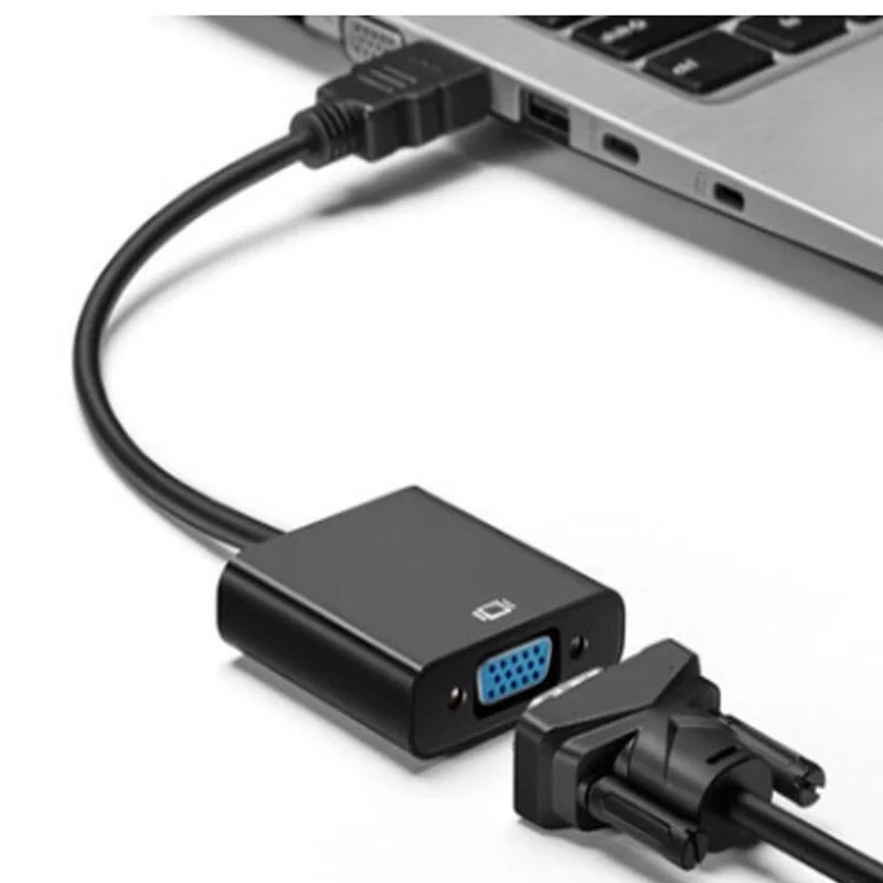 1080P Hdmi Naar Vga Kabel Converter Digitale Analoge Hdmi-Compatibel Mannelijk Naar Famale Vga Kabel Adapter Converter Voor Pc Laptop Tablet