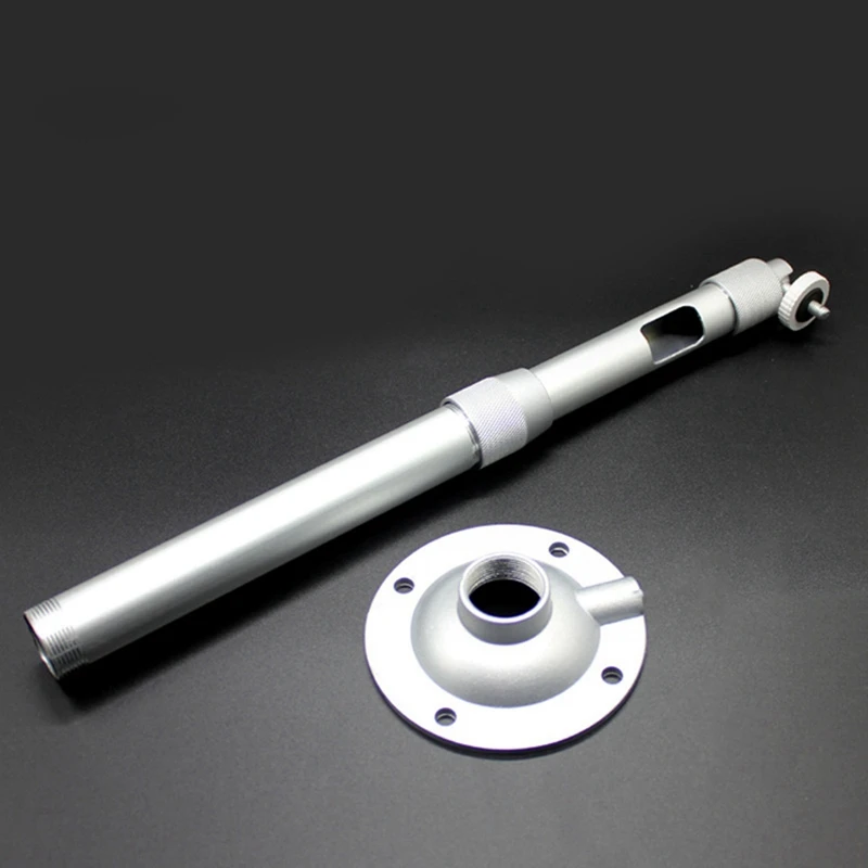 2X staffa per proiettore supporto girevole da 30-60Cm supporto per appendiabiti da parete a soffitto supporto in alluminio per fotocamera/proiettore