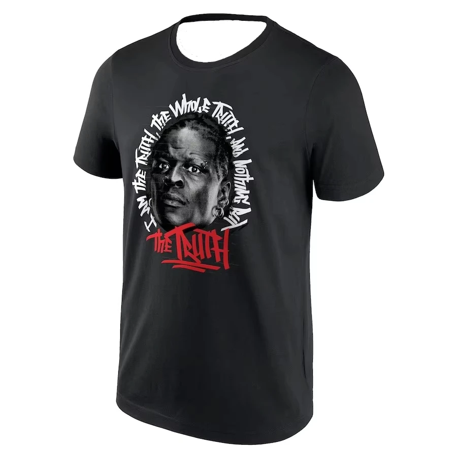Men's Summer Clothes WWE Ron Killings Nothing But The Truth Photo T-Shirt Quick-drying Absorb Sweat Kids Unisex Tee Top