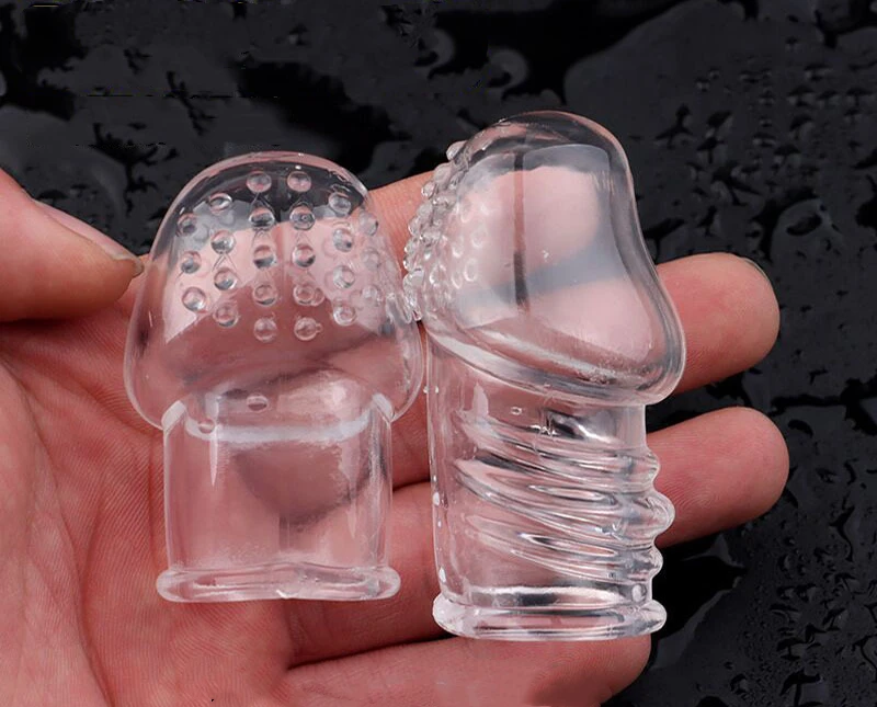 Extension Reusable Condom Penis Sleeve Male Enlargement Time Delay Spike Clit Massager Cover Crystal Clear Condoms Adult Sex Toy