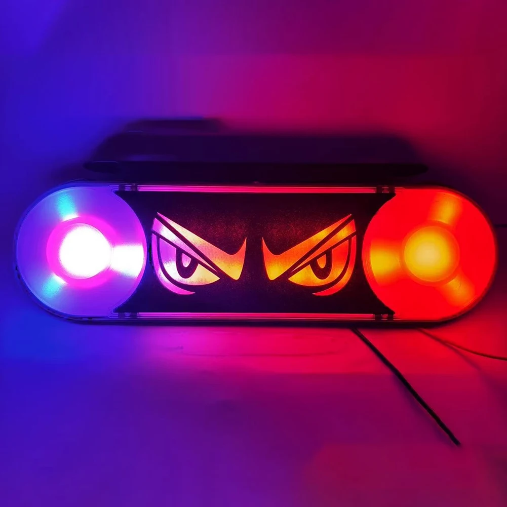 2025 Hot Sale Brand. Good And High Quality 12/24V Truck Eye Flashing Light Safety For Demon Eye Brake Driving Truck YAFEX view 2