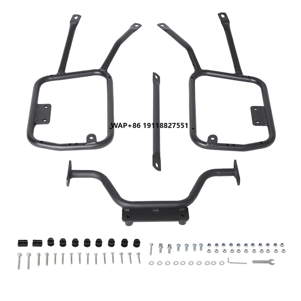 

500DS DS525 Carbon Steel Black Universal Waterproof Motorcycle Mounting Brackets Motorcycle Rack