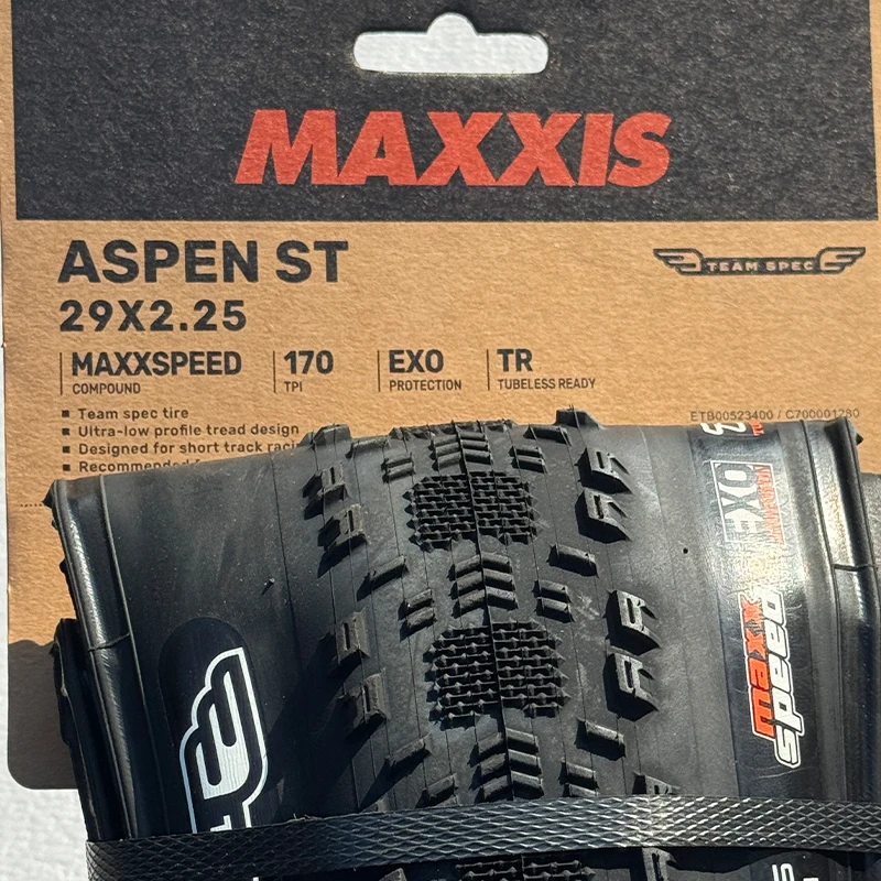 Maxxis Aspen ST 29er MTB Tire 170TPI Tubeless Ready Folding 29x2.25/2.4 XC Cross Country Mountain Bike Cycling Tire