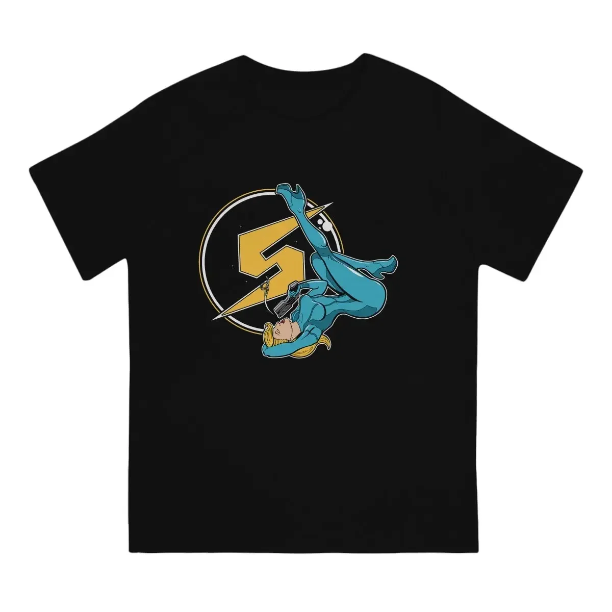 Metroid Prime Game Newest TShirt for Men Brinstar Bombshell Classic Round Neck Pure Cotton T Shirt Hip Hop Birthday Gifts