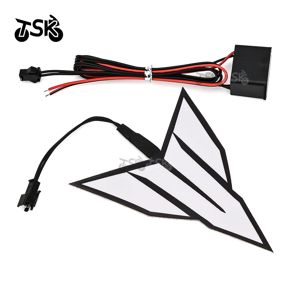 Luz noturna para passeio frio de motocicleta, adesivo para yamaha mt 03 mt 07 mt 09 mt 10 mt 125, decalque para capacete de motocicleta