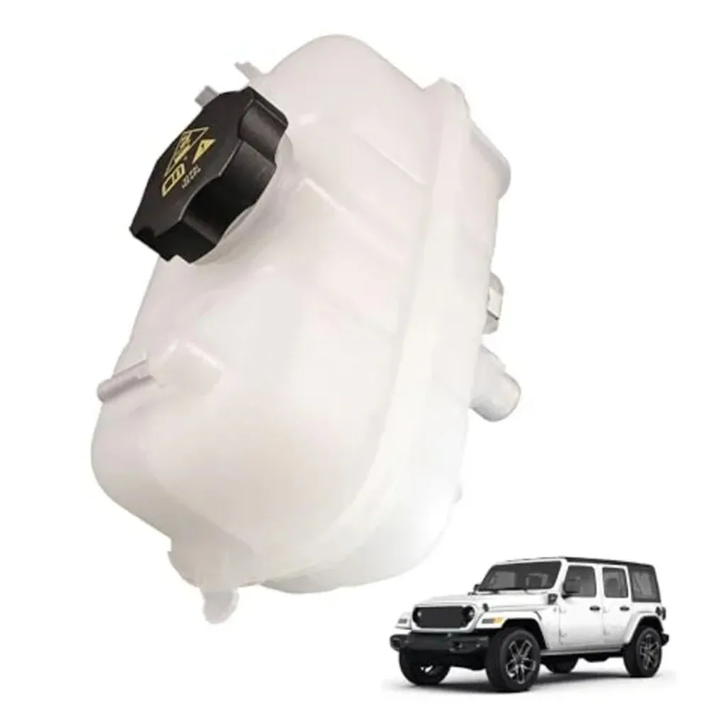 

Car Engine Coolant Reservoir Expansion Tank With Cap For Wrangler 2018-2024 68283565AA 68283565AB Radiator Expansion Bottle