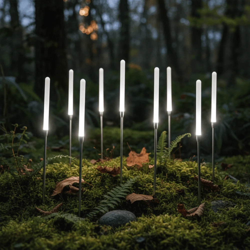 Reed Lamp Waterproof Landscape Lighting LED Frosted Acrylic Rod Garden Lights Ground-Mounted Acrylic Outdoor Decorate Lamp Villa