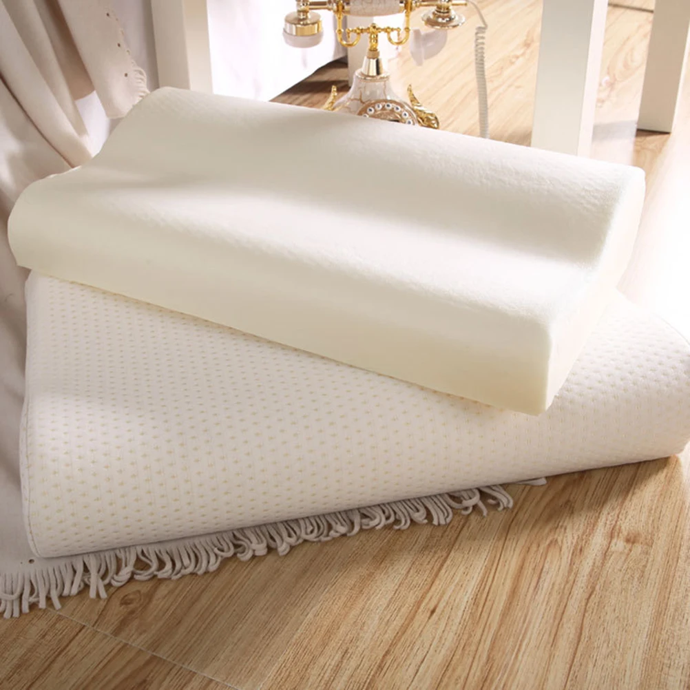 

GRIRIW Memory Foam Pillow Neck Support for Travel Home Outdoor 40X25cm Comfortable Sleep for Men Women