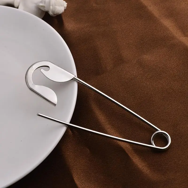 Riesige Sicherheitsnadel-Haarspange, neue große Sicherheitsnadel-Metall-Haarspangen, Haarschmuck für Damen und Mädchen, modische Haaraccessoires, Kopfschmuck. – Detail 7