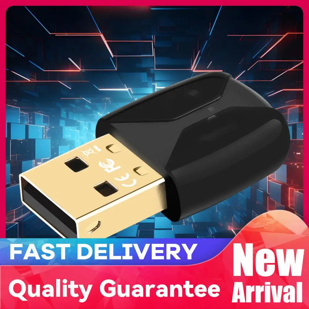 

USB-адаптер BT 6.0, беспроводной донгл Plug and Play для BT-клавиатуры/мыши/наушников/колонок