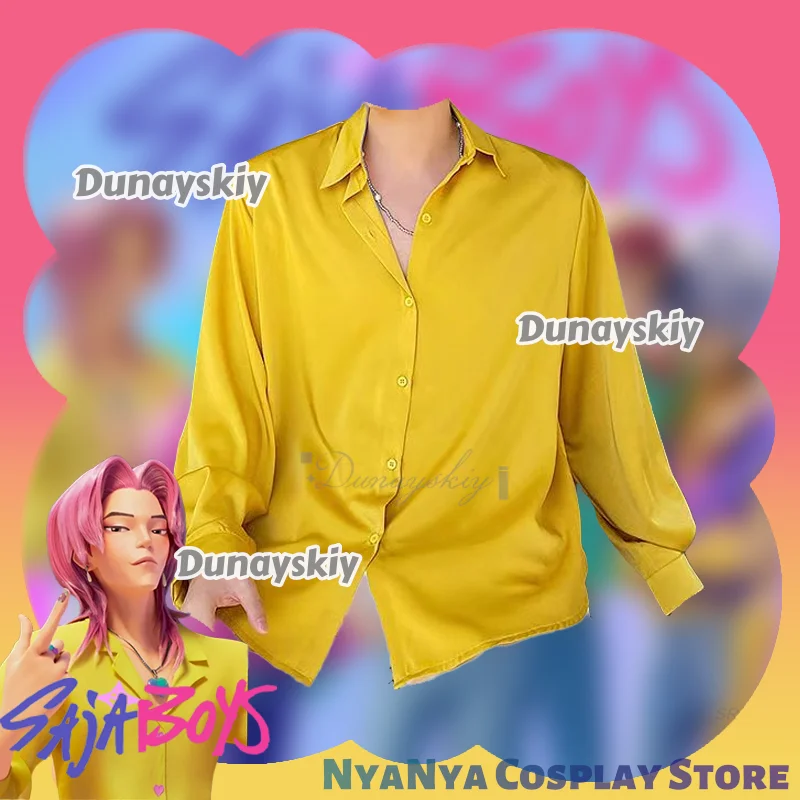 

Saja Boys Романтика Косплей Аниме K-Pop Костюм Охотников Демонов 30 СМ Короткие Волосы Парик Косплей Парик Хэллоуин Вечеринка Групвые Аксессуары