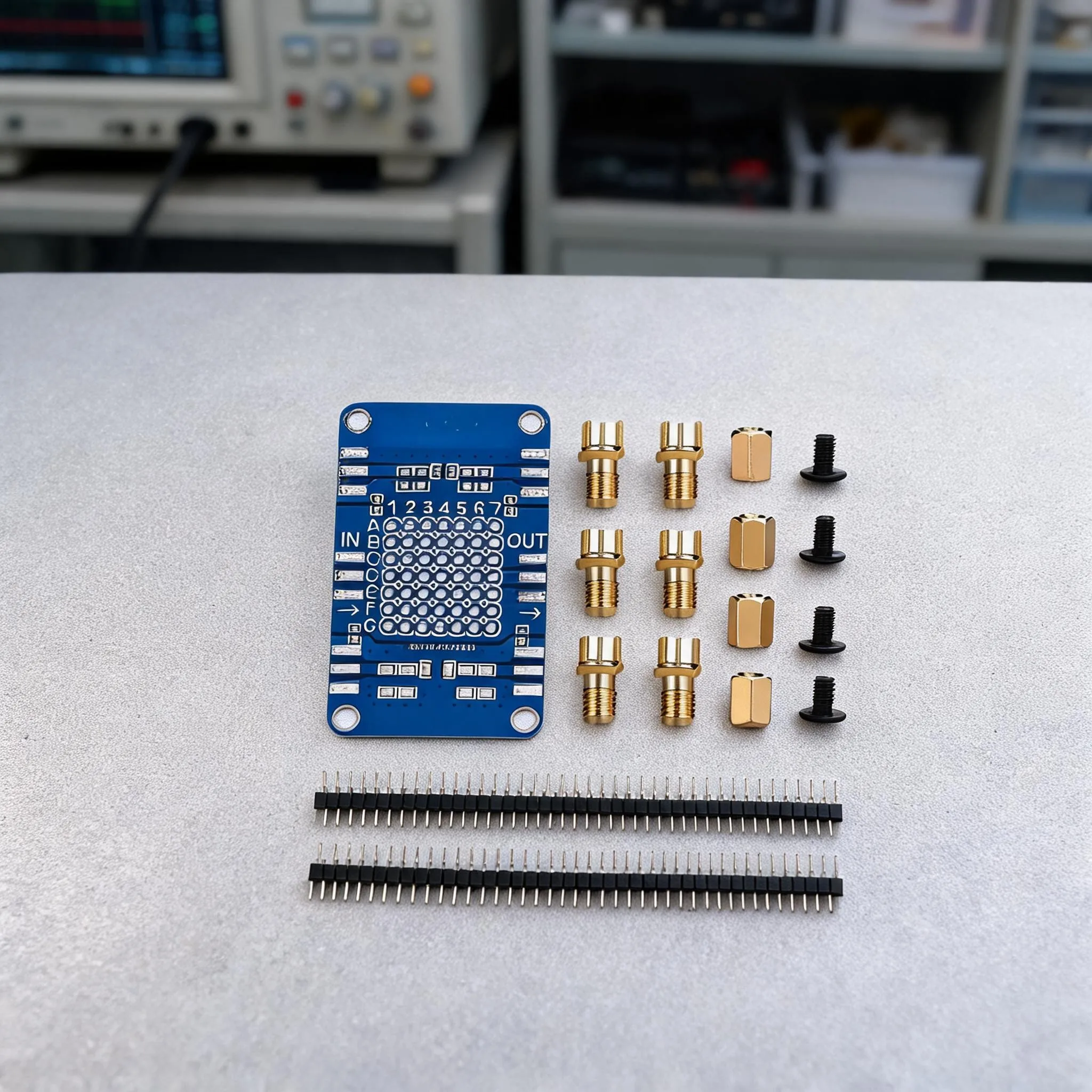 Test Board For NanoVNA Vector Analyzer, Learn Calibrate & Measure S-Parameters With Filter Attenuator Circuits