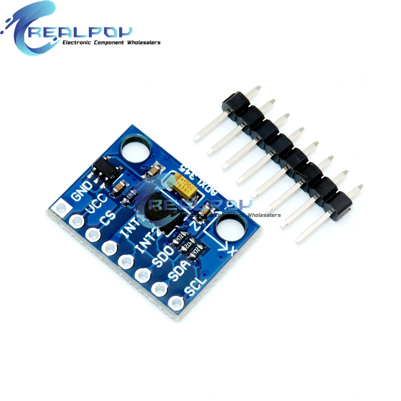 GY-291 ADXL345 3-Axis Accelerometer Tilt Sensor Module IIC/SPI - High Precision for Arduino Raspberry Pi Robotics Drone Projects