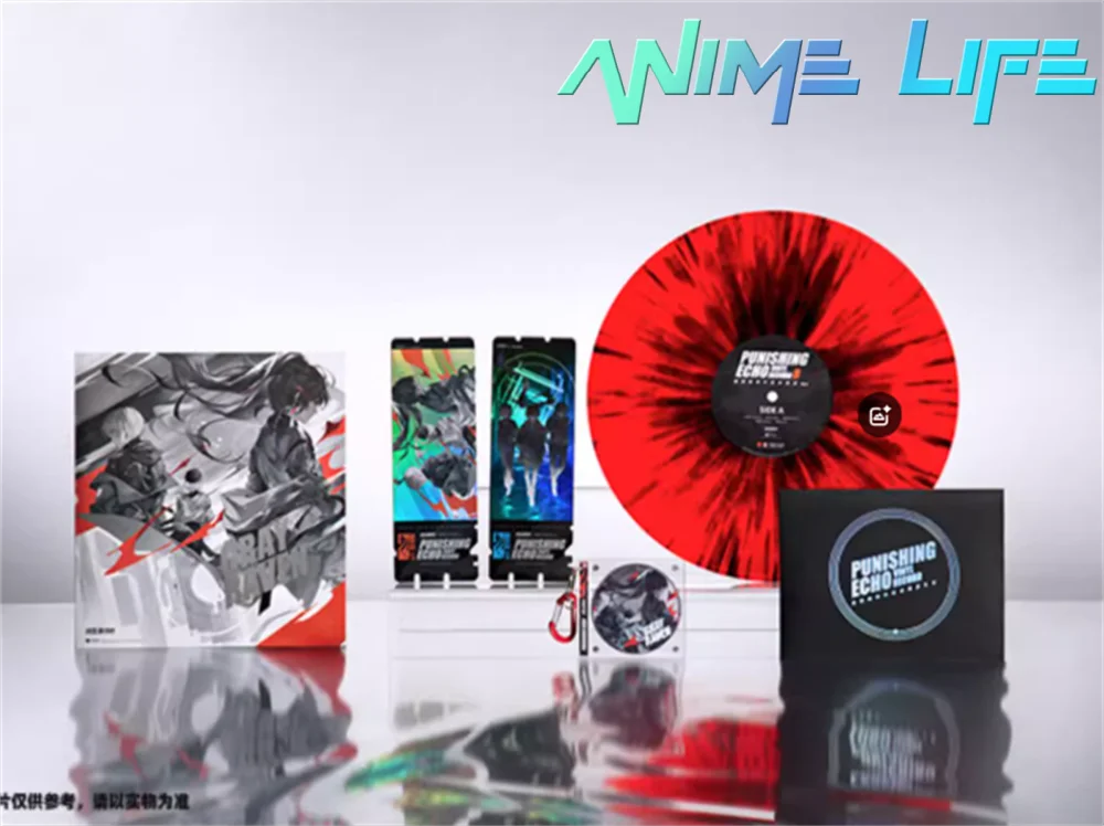 

Game PUNISHING: GRAY RAVEN Lucia Lee Memorial Vinyl Record Pendant Laser Ticket Mailing Letter Gift Box Official Original