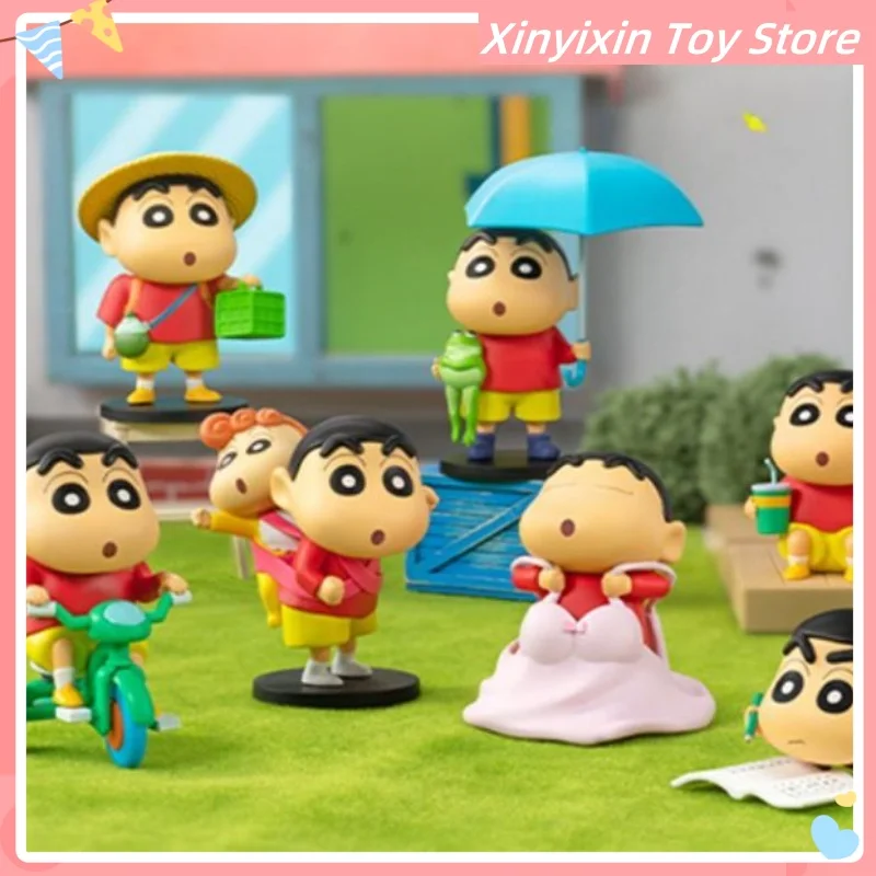 Crayon Shin-Chan Daily Life 3 Blind Box Handmade Ornament A Birthday Present Anime Peripherals Christmas And New Year Toy Gift