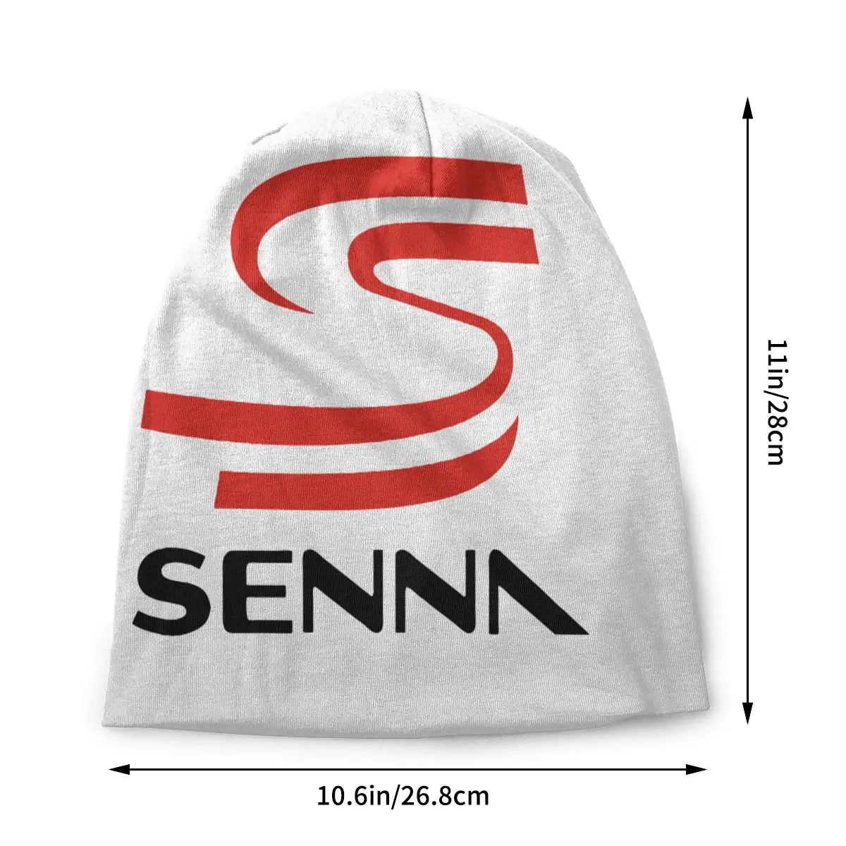 Ayrton Senna Logo Bonnet Hat Hip Hop Outdoor Skullies Beanies Hats for Men Women Knitted Hat Summer Warm Dual-use Unisex Cap