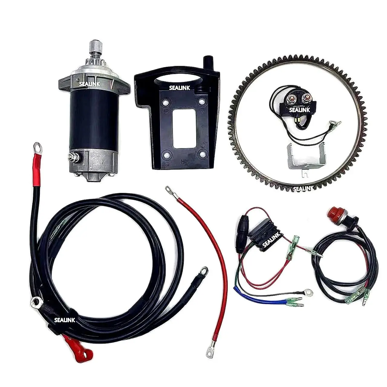 

ELECTRIC STARTING MOTOR KIT FOR SUZUKI DT30 2 STROKE 30HP Outboard Motor Starter Motor Relay Cable Rectifier