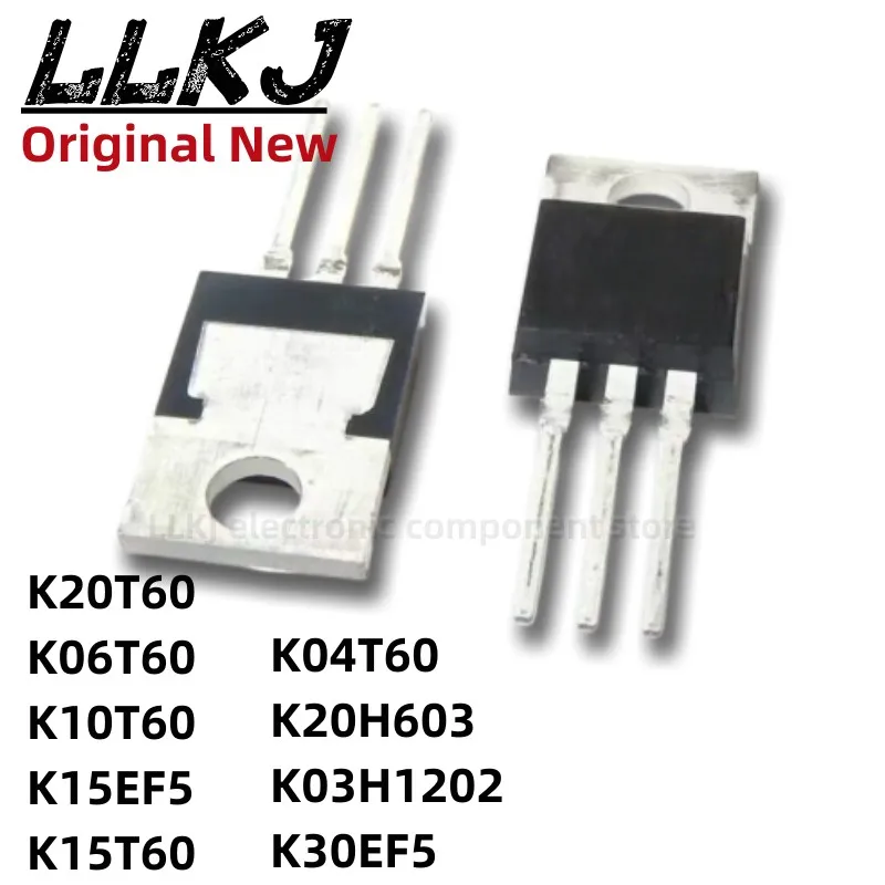 1pcs IKP K20T60 K06T60 K10T60 K15EF5 K15T60 K04T60 K20H603 K03H1202 K30EF5 TO-220 MOS FET