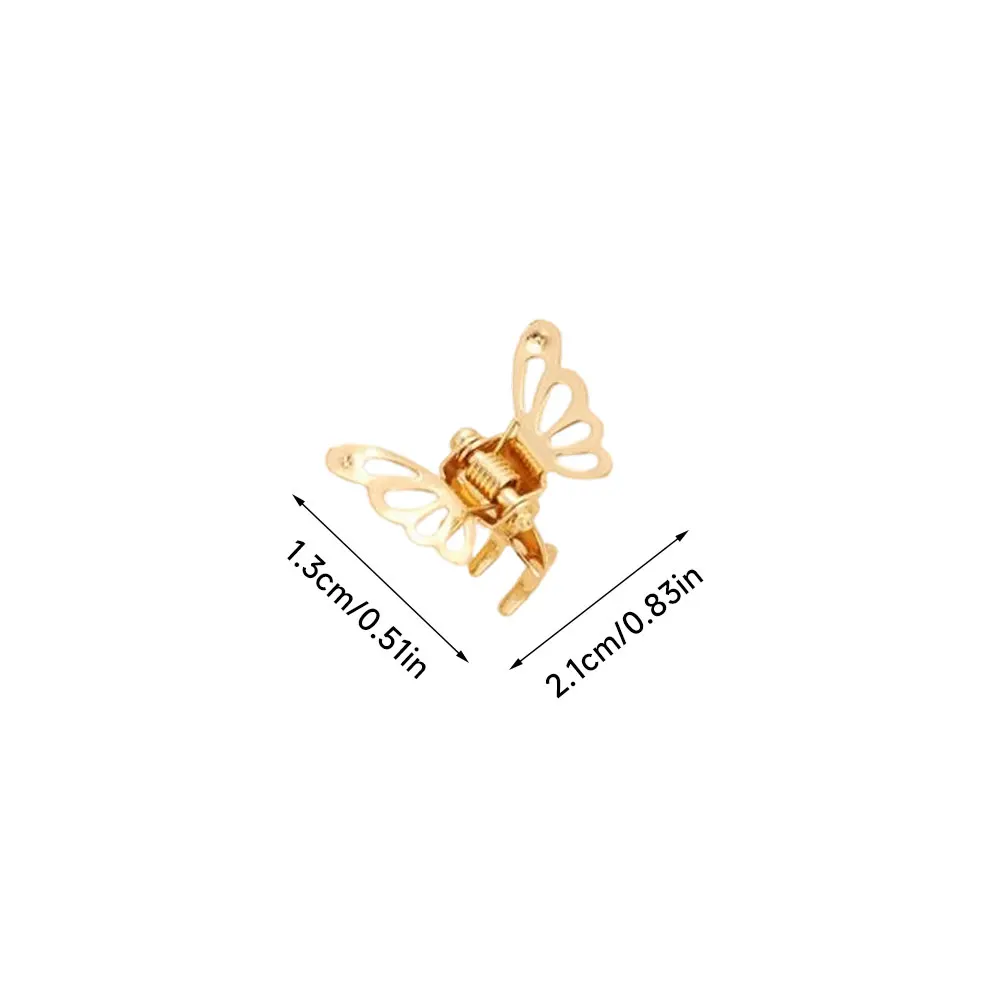 

10 шт. милых мини-заколок-бабочек для челки и боковых прядей, универсальные аксессуары для волос