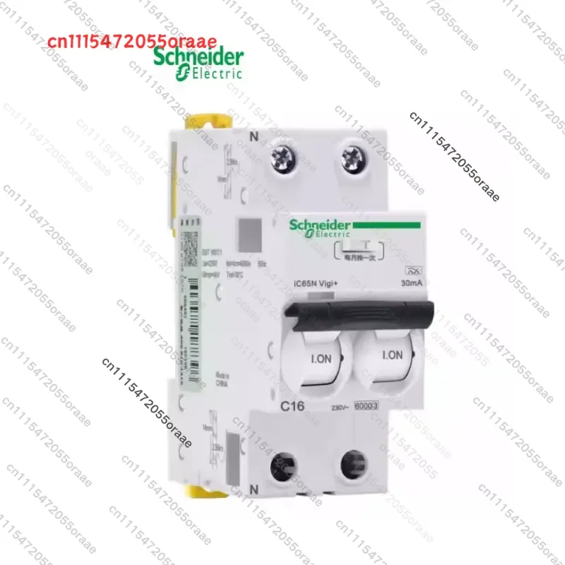 Schneider Electric A9D65216/20/25/32/40/50/63 30mA 2P Integrated Residual Current Circuit Breaker IC65N VIGI+ 2P New Original