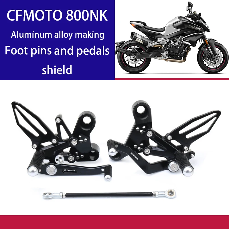 

CFMOTO 800NK 800 NK 2023, аксессуары для мотоциклов, подножки с ЧПУ, задняя часть, подножки, подставки для ног