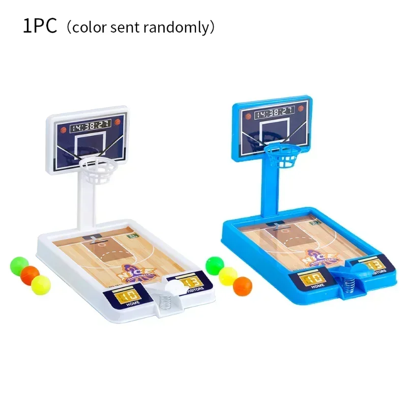 Indoor Interactive Bouncing Sports Activities Art Creativity Exciting Home Office Mini Child Toy Table Top Basketball Game