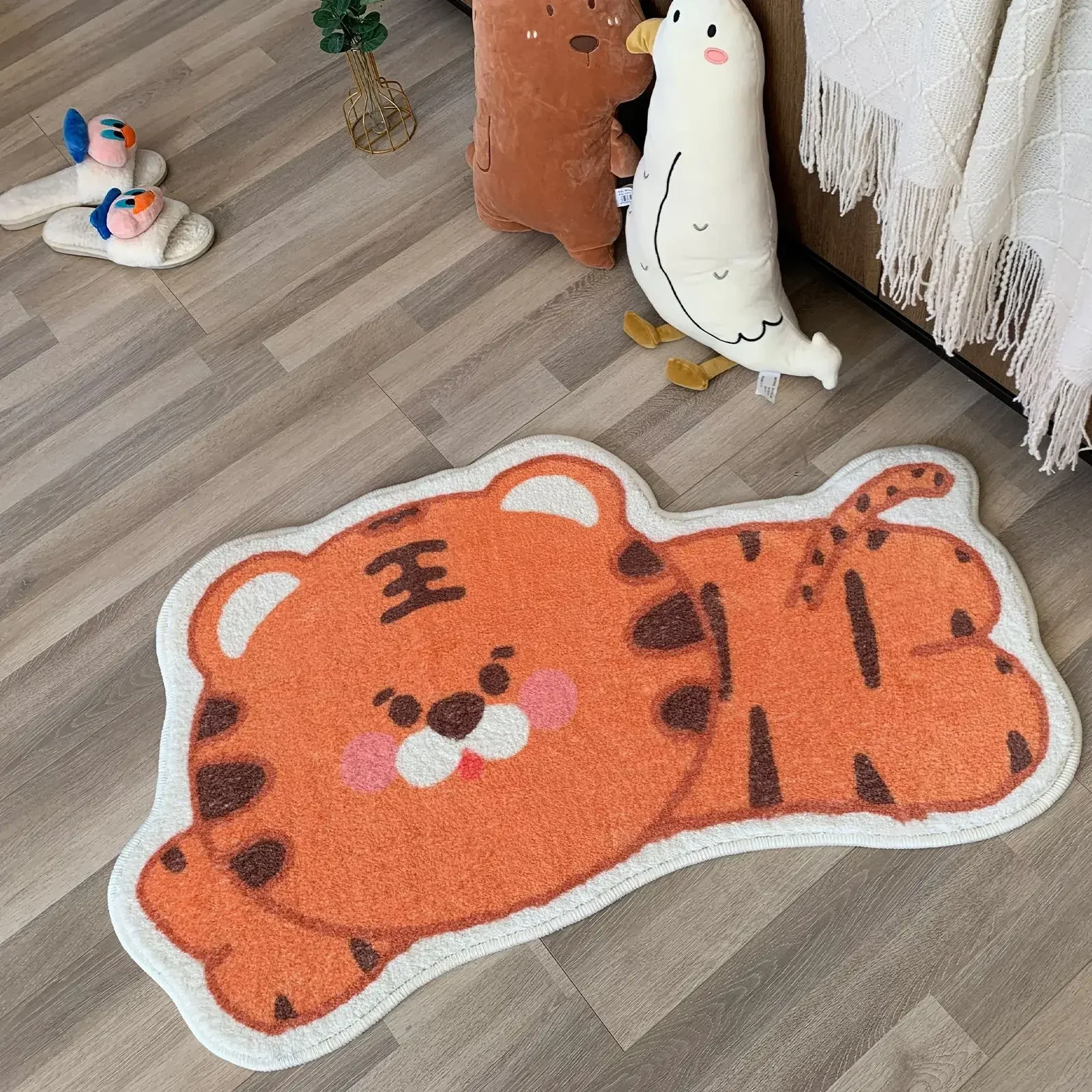 Rug Kids Crawling Mat Bath Mat Bedside Lovely Carpet Print Animal High Quality Faux Cashmere Carton Novelty Modern