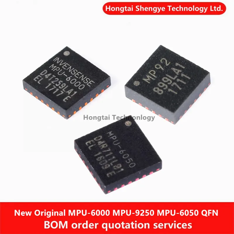 New Original MPU-6050 MPU-6000 MPU-9250 QFN-24 Gyroscope/Accelerometer 6-axis Programmable IC Chip