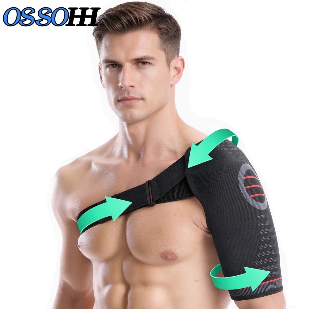 1PCS Shoulder Support Brace- Helps Provide Support for Shoulder Joint & Mobility to Restore Function, Helps Relieve Pain