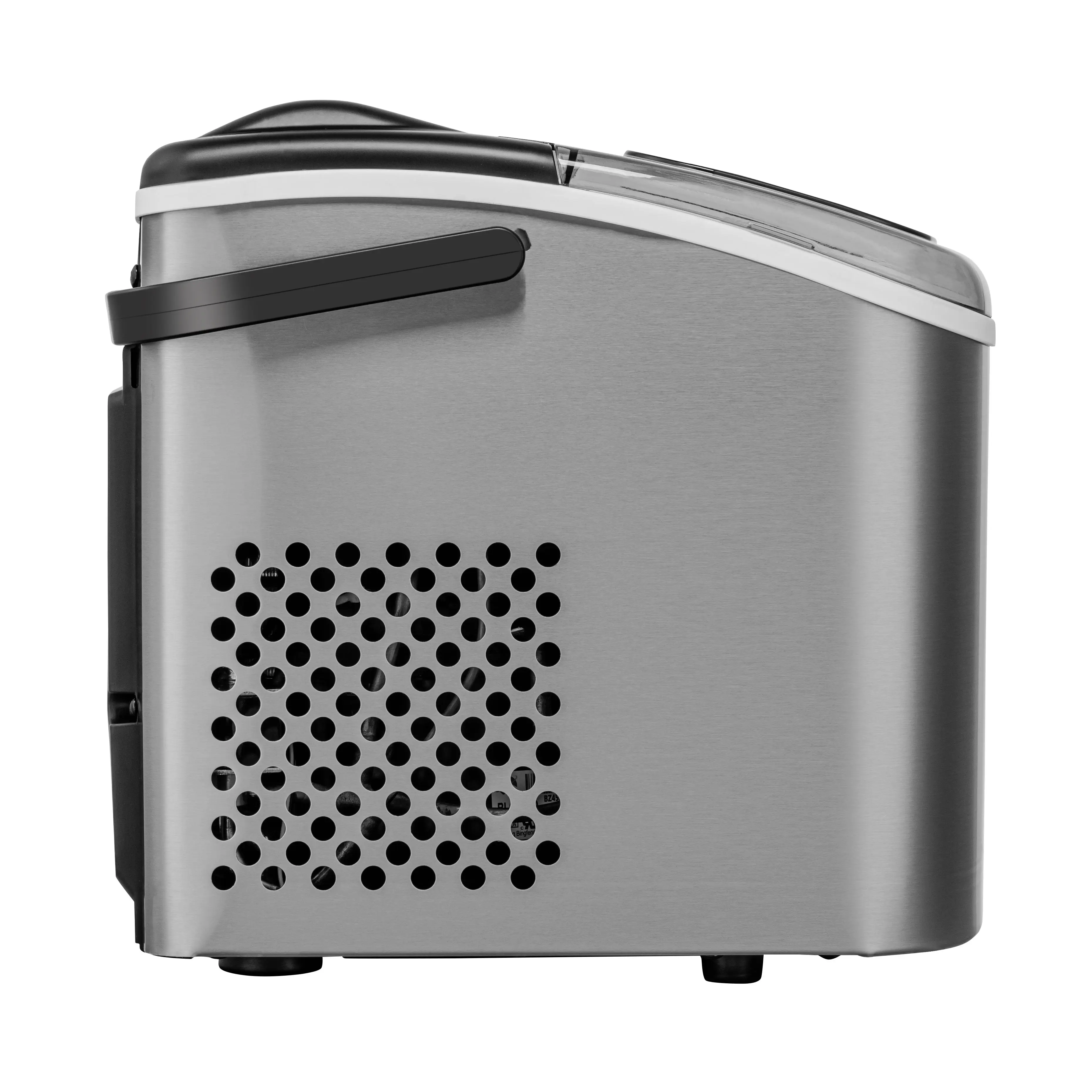 뜨거운 판매 휴대용 핸들 제빙기 기계 자동 저소음 압축기 얼음 냉각기 액체 냉동고