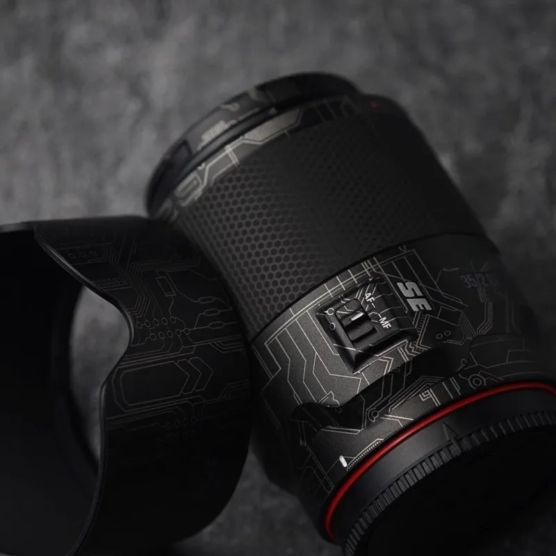 소니 마운트 렌즈용 MEKE AF 35mm F2 렌즈 스티커 비닐 랩 필름 렌즈 바디 보호 스티커 프로텍터 코트 35 F2