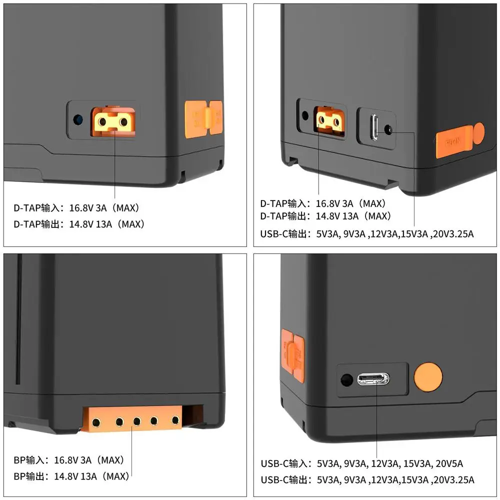 ZGCINE ZG-V160 9600mAh V-Mount Battery + Battery Plate/MD-P4 Cable  for Continuous Lighting,zg V160 battery.