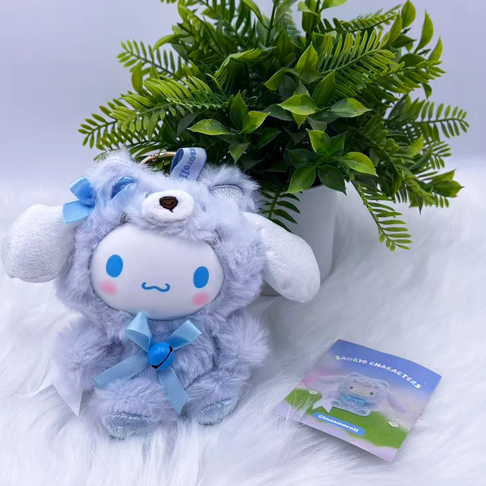 

Коллекция виниловых плюшевых игрушек Sanrio Fox Island Series в закрытых коробках: модные и милые мультяшные подвески Hello Kitty и Kuromi для детей