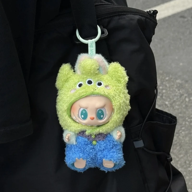 

Suitable For Labubu First Generation Second Generation Third Generation Plush Three Eyed Set Clothes Cute Shoulder Bags Gifts