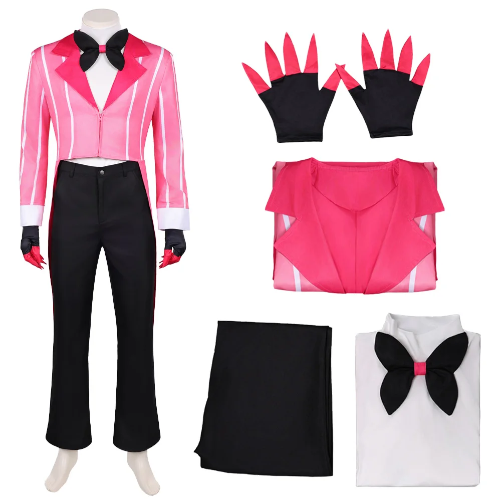 فانتازيا ألاستور تأثيري الملابس الباروكات العين نظارات التلفزيون الجحيم نزل Disfraz زي الكبار الرجال النساء هالوين كرنفال ملابس للحفلات #2